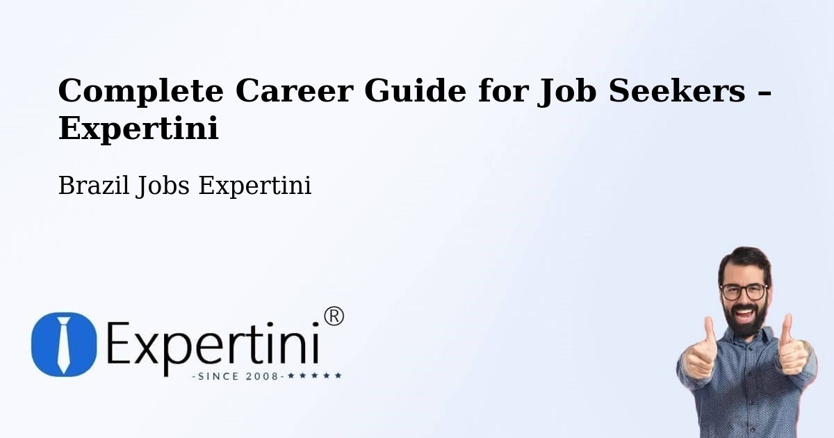 Career Guide for Job Seekers – Londrina - Londrina, Brazil Jobs Expertini